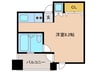 ガ－デンアイル四谷 1Rの間取り