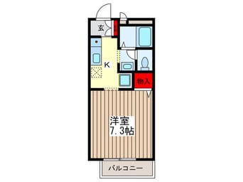 間取図 ビーライン本町