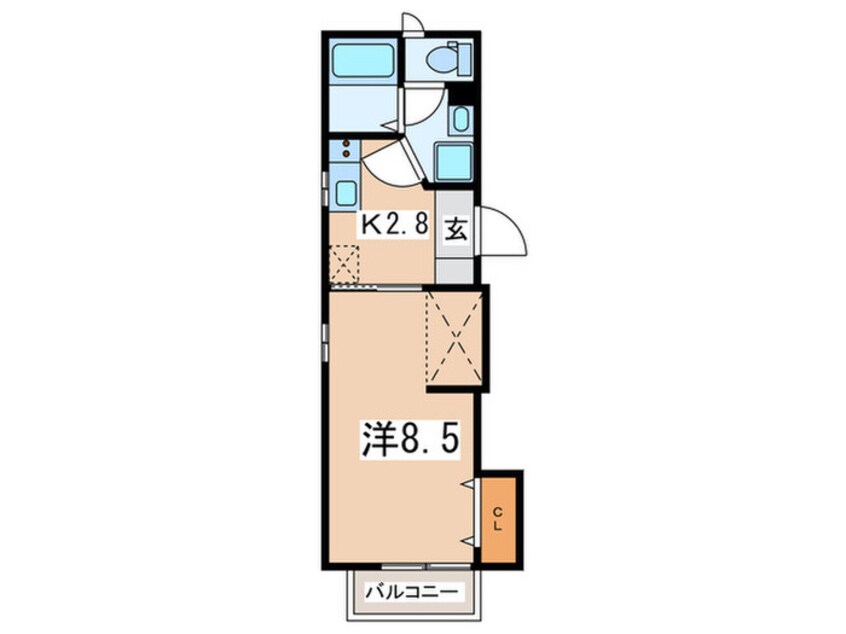 間取図 アルデ－ア桜台Ａ