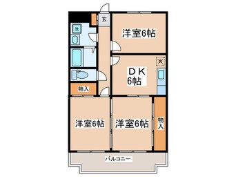 間取図 レイクタウン