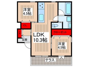 間取図 パステルハウス