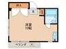 ＨＩＬＬ　ＴＯＰ 1Rの間取り