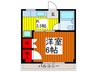 千代田マンション 1Kの間取り