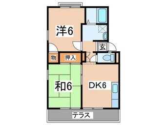 間取図 エステ－トピア横須賀