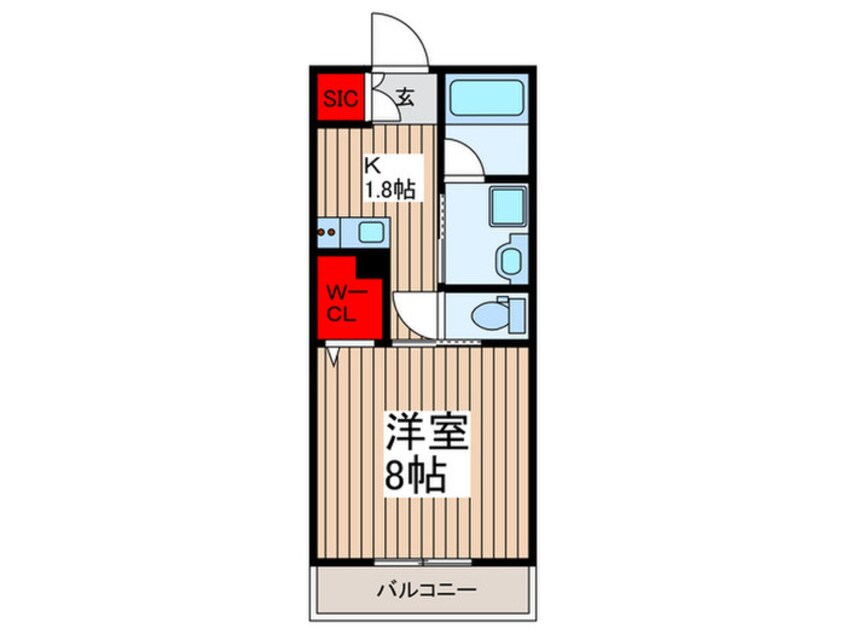 間取図 オルテンシア