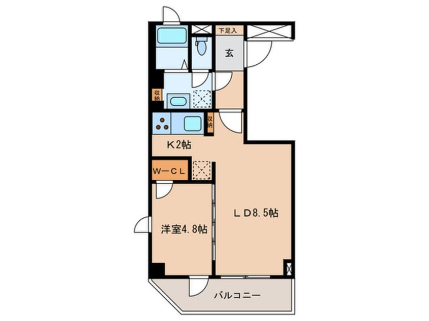 間取図 リテラス九段南