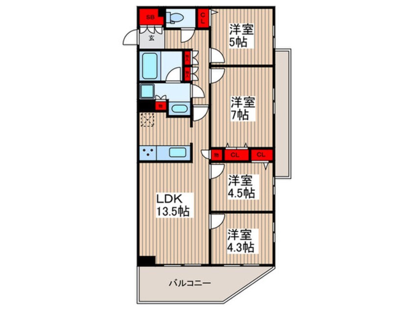 間取図 LIME　RESIDENCE　HIKIFUNE