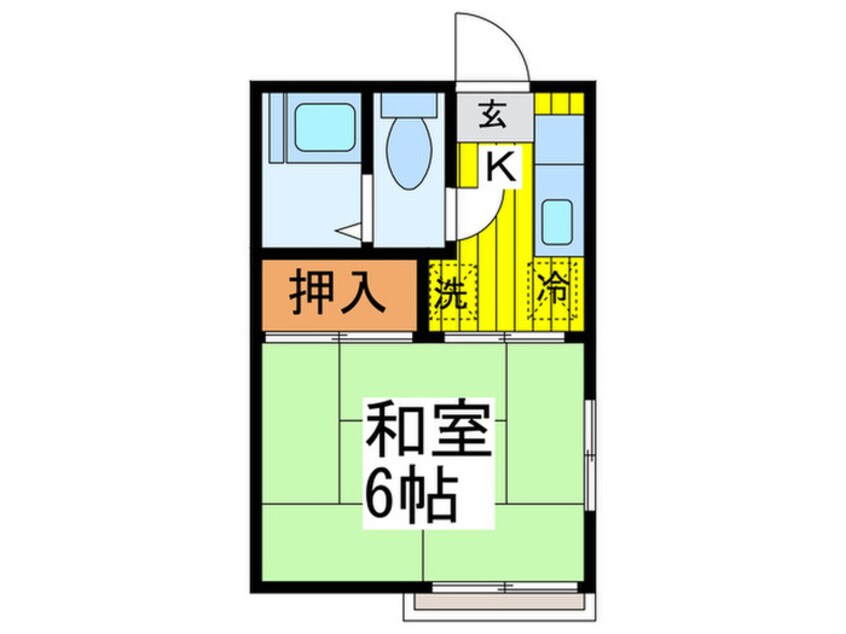 間取図 GARDENIA HOUSEβ