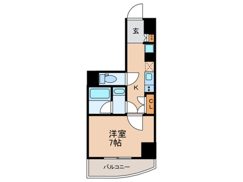 間取図 LUNIQ高島平