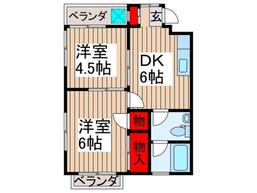 間取図 難波ビル