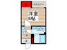 アーバンブルー高砂 1Kの間取り