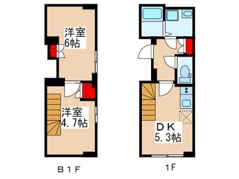 間取図 LEGALAND蔵前