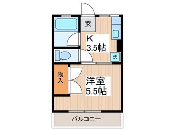 間取図 シティハイムカヤマ