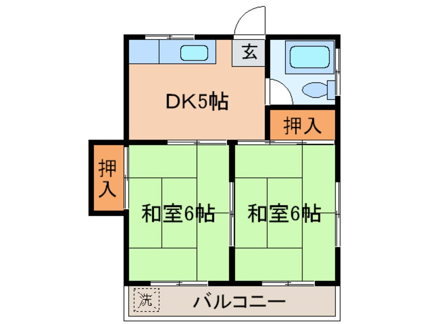 間取図 大森ハイツ