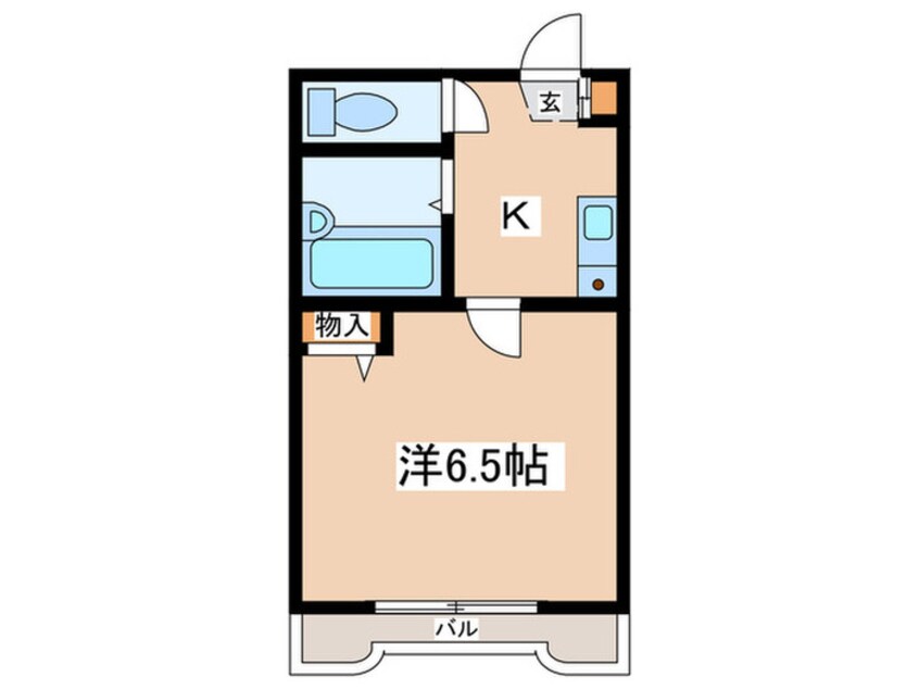 間取図 ル・フリメール