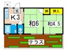 アルプクロ 2Kの間取り
