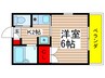 ヴィエネスＡＩＺＡＷＡ 1Kの間取り
