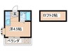 ホワイトキャッスル砂川 1Rの間取り