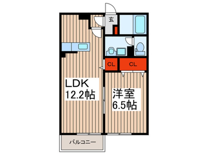 間取図 コンフォート並木西