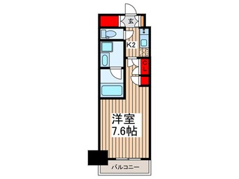 間取図 プラウドフラット月島アベニュー