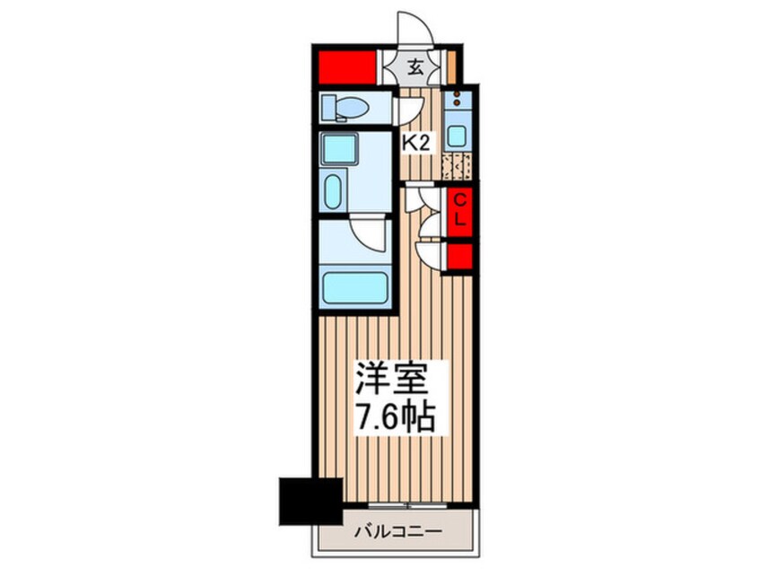 間取図 プラウドフラット月島アベニュー