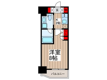 間取図 プラウドフラット月島アベニュー
