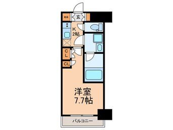 間取図 プラウドフラット月島アベニュー