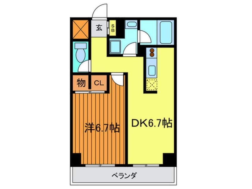 間取図 コンフォリア赤羽岩淵
