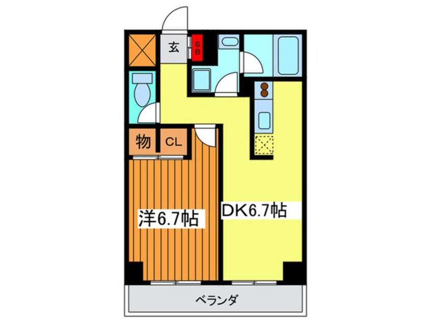 間取図 コンフォリア赤羽岩淵