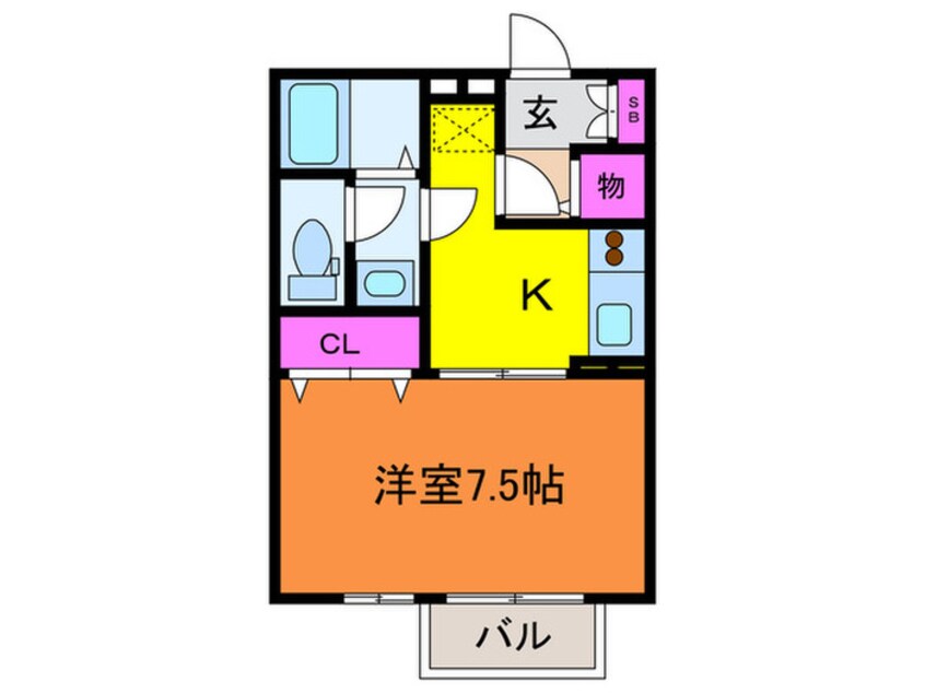 間取図 セレサY・F