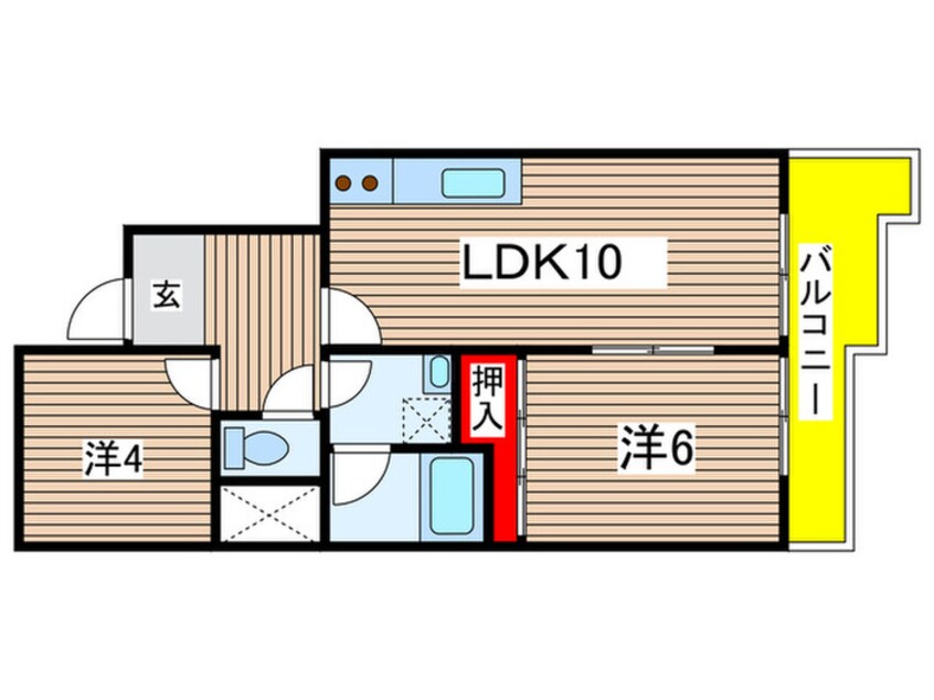 間取図 モンテフレンテ