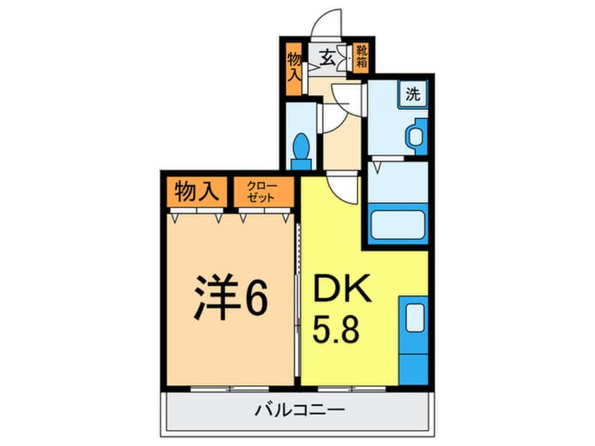 間取図 クレ－テⅡ篠崎