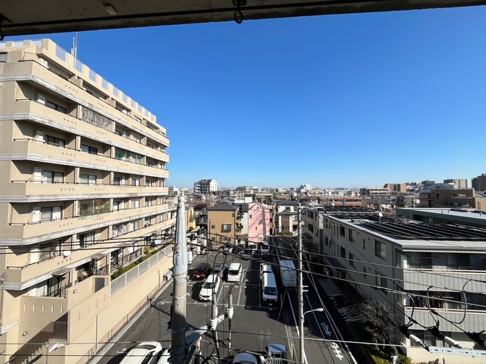 室内からの展望 クレ－テⅡ篠崎