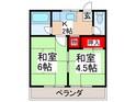 小沢ハイツ中根の間取図