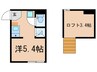 Stage南長崎 1Rの間取り