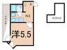 コエル第３ビル 1Kの間取り