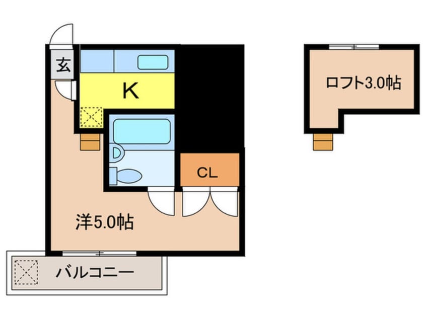 間取図 コエル第３ビル