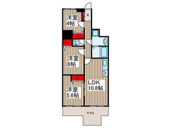 間取図 ライオンズ東浦和（104）