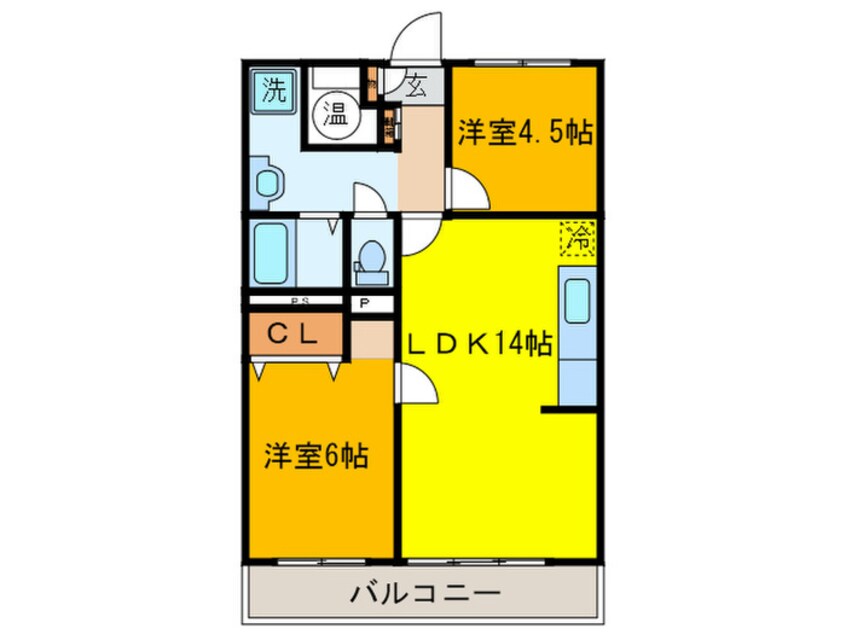 間取図 新城京浜ビル