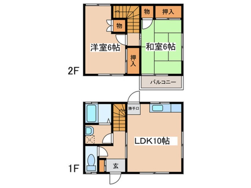 間取図 片山ハイツ