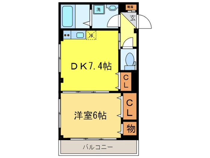 間取り図 Ｃｒｅｓｔ　Ｉｓｌａｎｄ　722