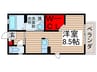 シャーメゾン白山 1Rの間取り
