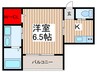 仮）キャメル北越谷6 1Kの間取り