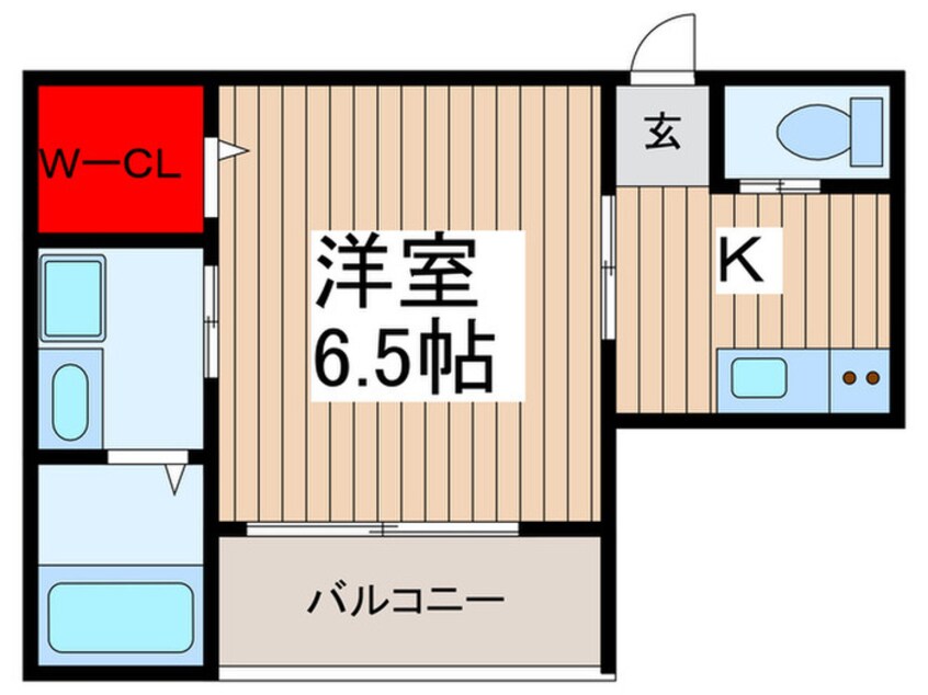 間取図 仮）キャメル北越谷6