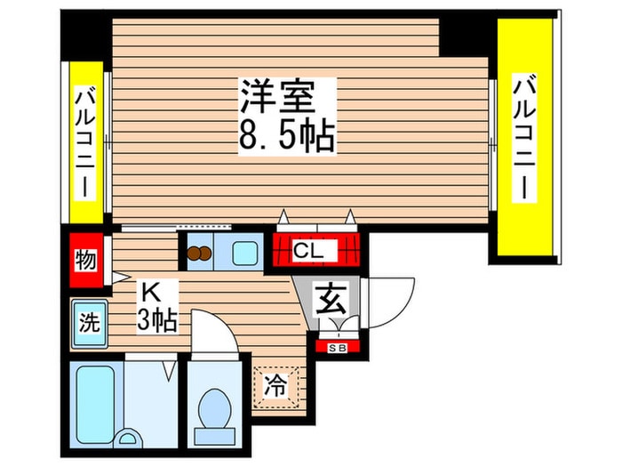間取り図 マリンパレス新田町