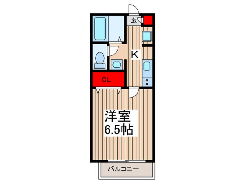 間取図 仮）キャメル獨協大学前3