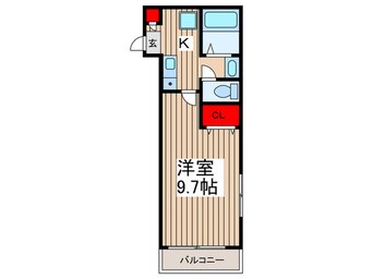 間取図 仮）キャメル獨協大学前3