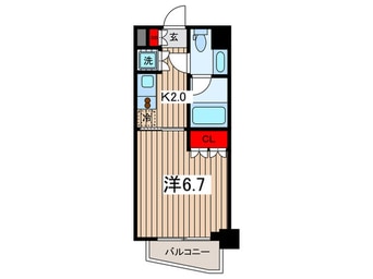 間取図 セントラル銀座
