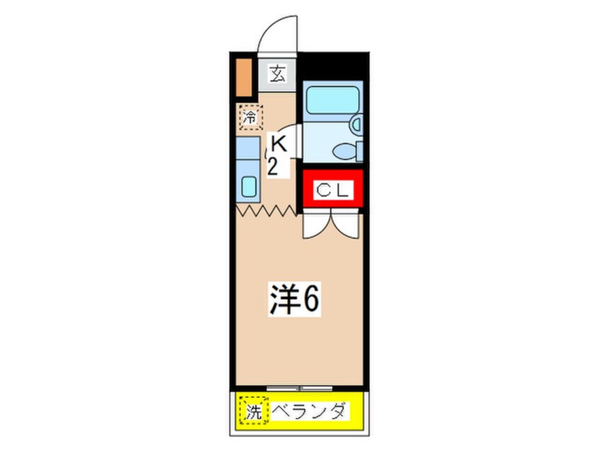 間取図 グランドール原田