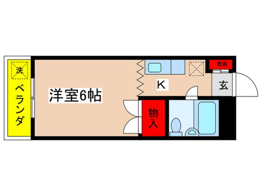 間取図 グランドール原田